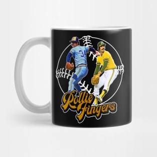 Retro Rollie Fingers Gold Tribute Mug